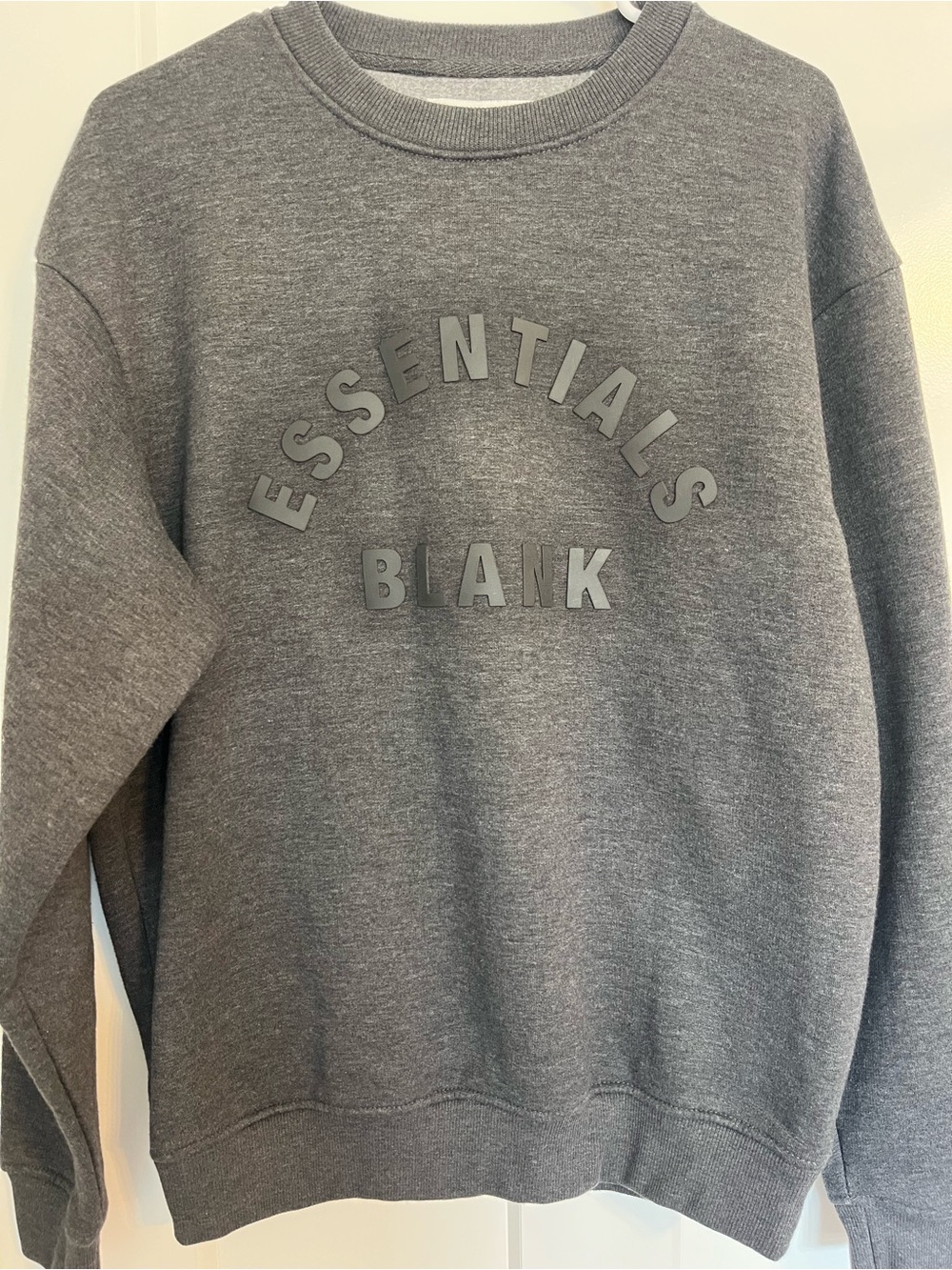 ESSENTIALS Men’s Arch Logo Crewneck
